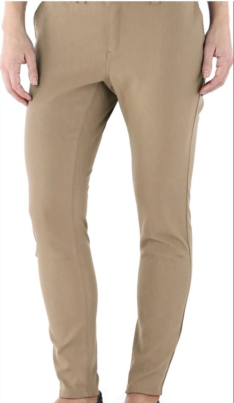 M by Novara Tuxedo Park Bike Pant  Cycling Pant Commuter Pant Ankle Tan Size 12